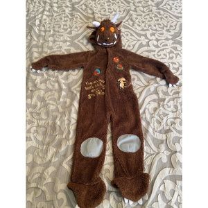 🍂Youth Kids Halloween Costume Gruffalo embroidered detail size 3-4 HTF